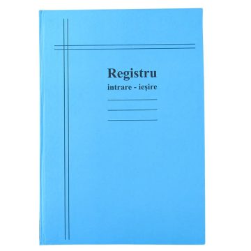 Registru Intrari Iesiri Vertical Cartonat