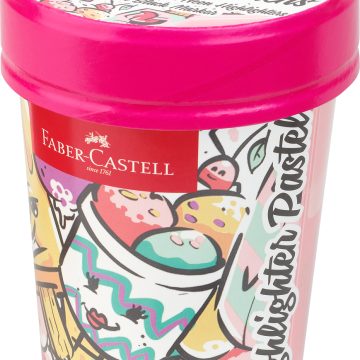 Set 10 Textmarkere Pastel Editie Speciala Cutie Inghetata Faber-Castell