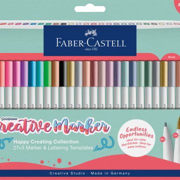 Set 30 Markere Creative Goldfaber Creative Haven 1.5mm Faber-Castell