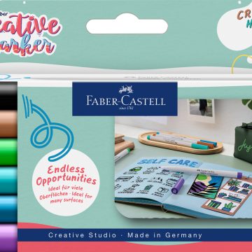 Set 6 Markere Creative Goldfaber Creative Haven 1.5mm Faber-Castell