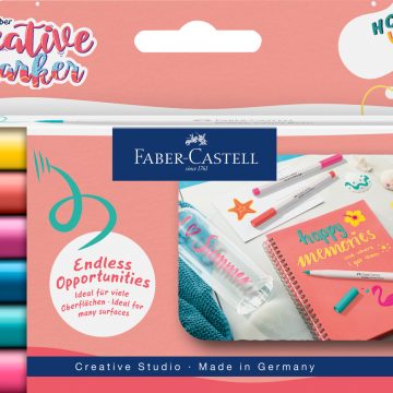 Set 6 Markere Creative Goldfaber Holiday Vibes B Faber-Castell