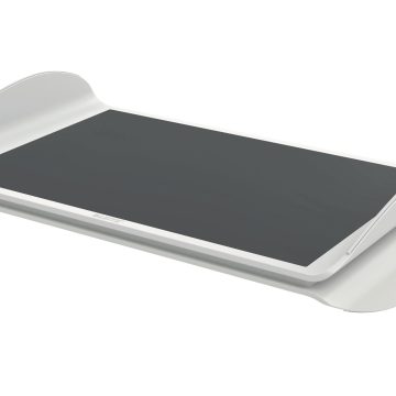 Suport Ergonomic Pentru Picioare Ajustabil Alb-Gri Leitz