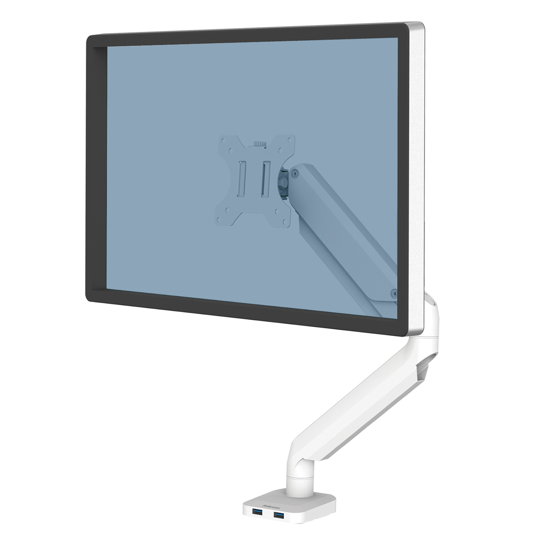 Suport Monitor 1 Brat Alb Platinium Fellowes