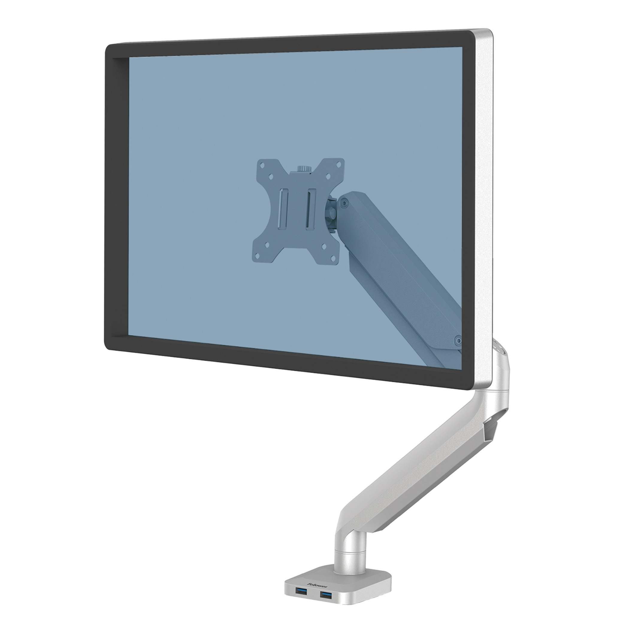 Suport Monitor 1 Brat Argintiu Platinium Fellowes