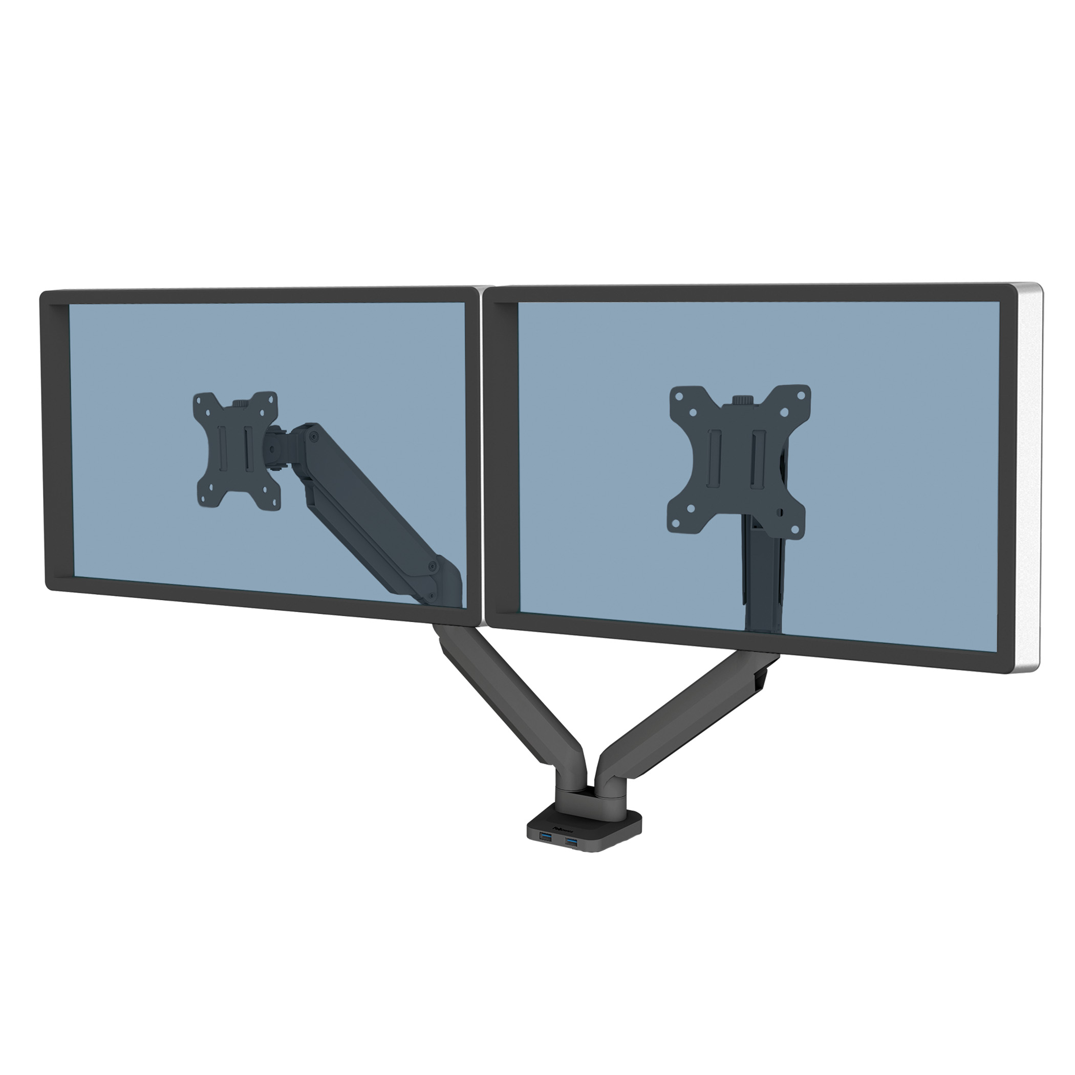 Suport Monitor 2 Brate Negru Platinium Fellowes
