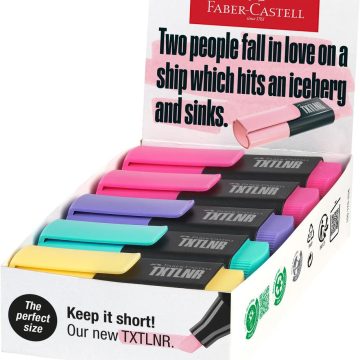 Textmarker Mini Pastel Culori Asortate Model B Faber-Castell