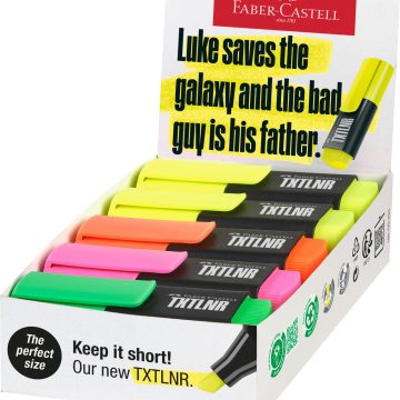 Textmarker Mini Superfluorescent Culori Asortate Faber-Castell