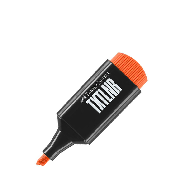 Textmarker Mini Superfluorescent Portocaliu Faber-Castell