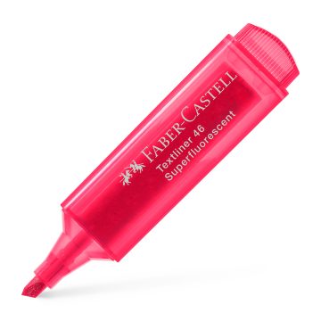 Textmarker Rosu Superfluorescent 1546 Faber-Castell