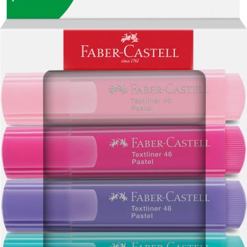 Textmarker Set 4 Carton Pastel 1546 2024 Faber-Castell