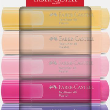 Textmarker Set 6 Pastel Cutie Carton 2024 Faber-Castell