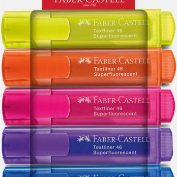 Textmarker Set 6 Superfluorescent 1546 Cutie Carton 2024 Faber-Castell