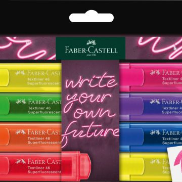 Textmarker Set 8 Superfluorescent Gen Z Cutie Carton Faber-Castell